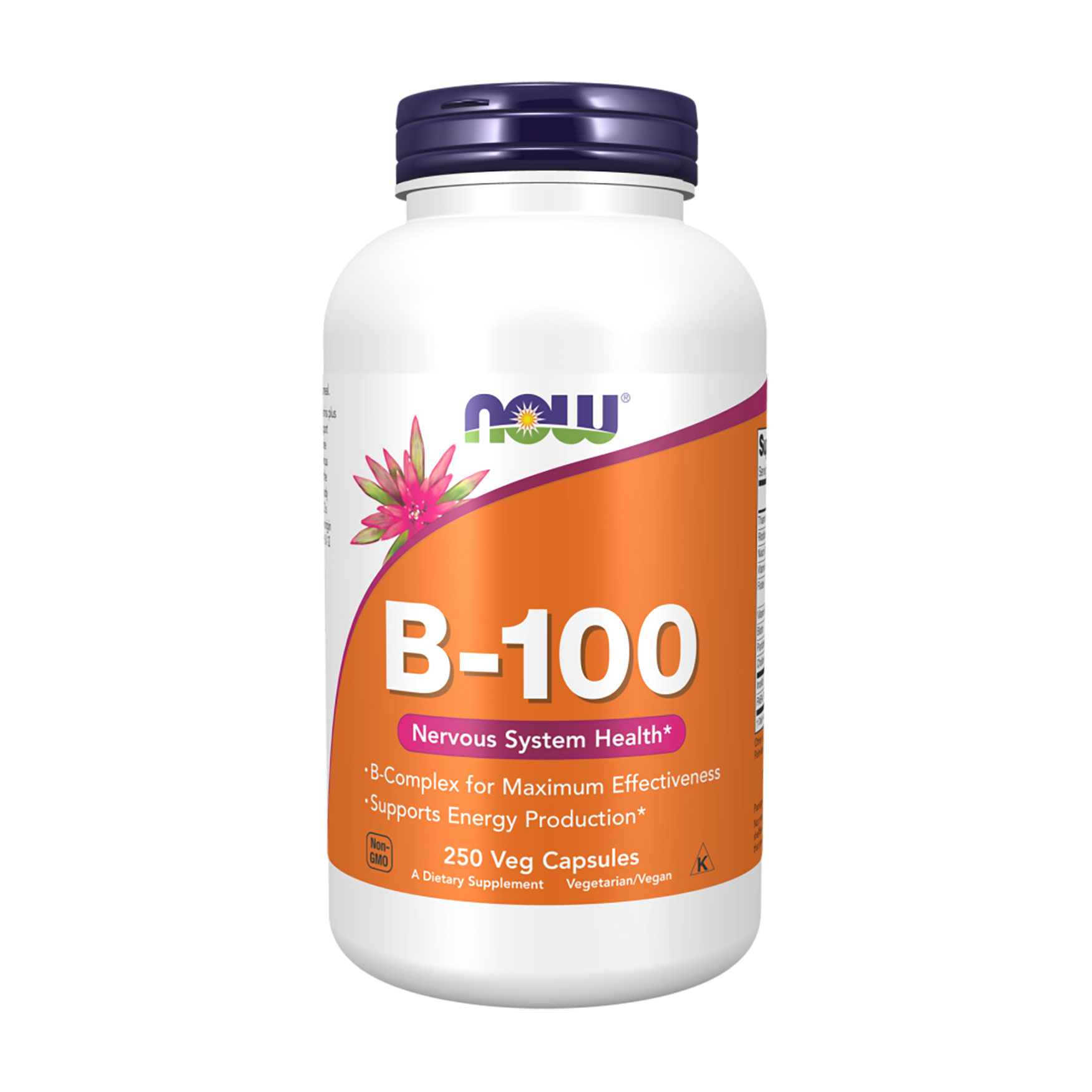 B-Комплекс NOW foods Vitamin B-100, 250 капсул